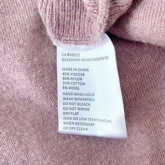 Light Plum Sweater SOLD - Picture 3 of 4